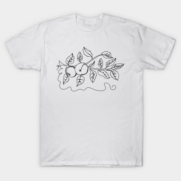 Fruit Tree Branch T-Shirt by SWON Design